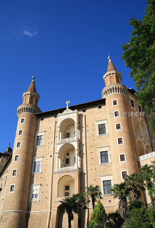 Palazzo Ducale在乌尔比诺，马尔凯意大利